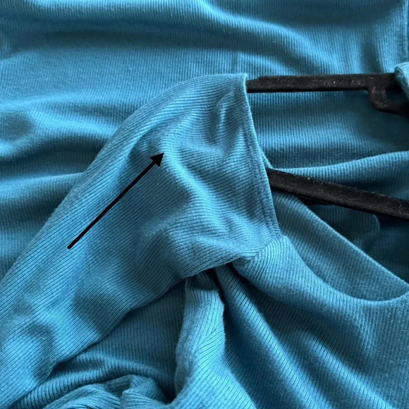 ALIX NYC Conner Ribbed Knit Cut Out Midi Dress Prussian Blue Size M NWT - Picture 10 of 12